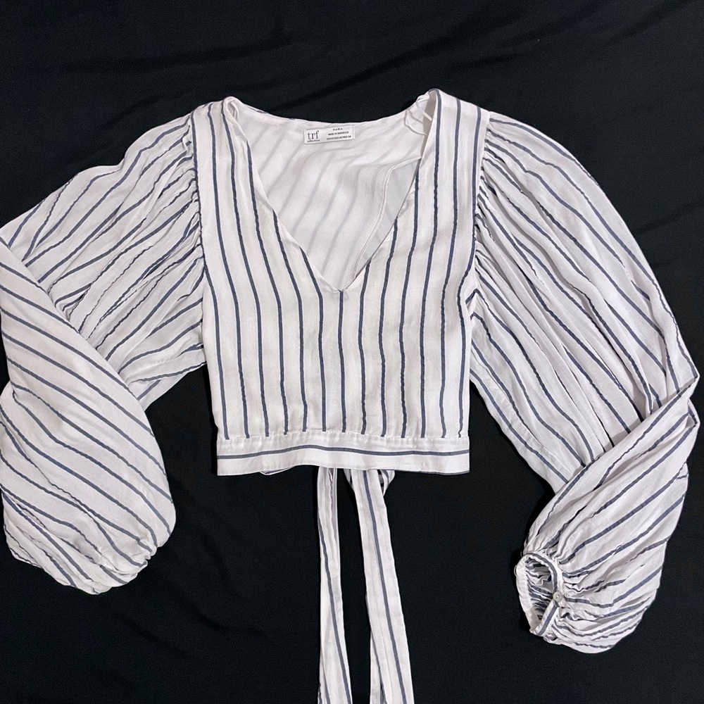 ZARA Stripped Crop Top